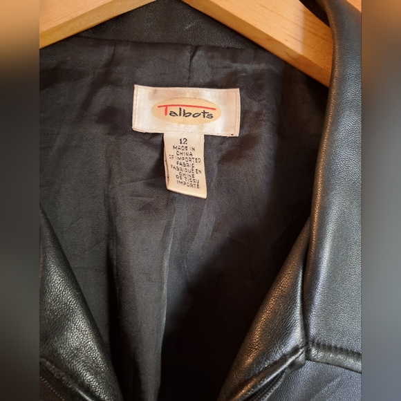Talbots 100% leather jacket - Picture 2 of 3